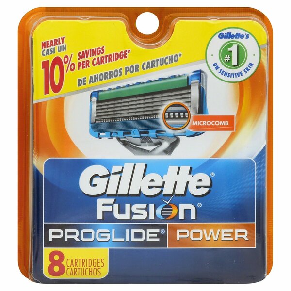 Gillette Proglide Catridges Power 8, 8PK 478040